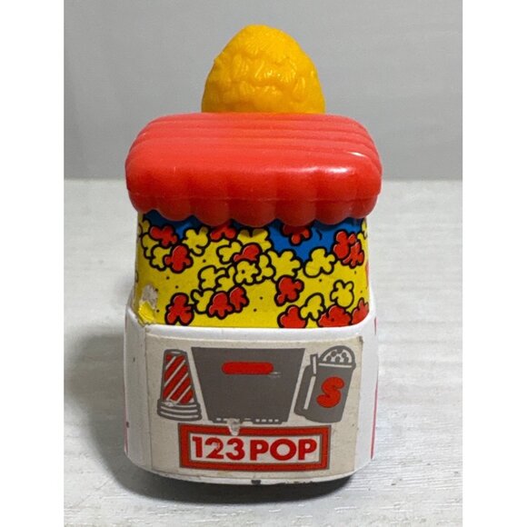 Big Bird Popcorn Car Toy 1988 Diecast Children's Television Network 2" - Picture 5 of 10